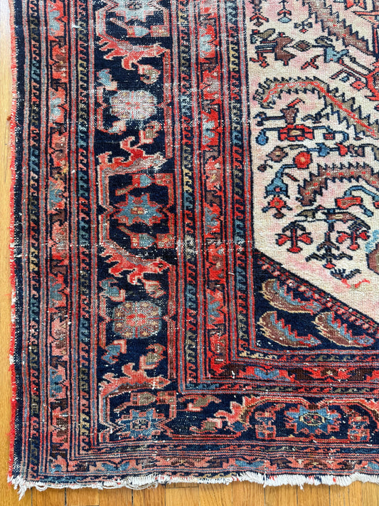 1065 | THE FAMILY TREE Antique Persian Malayer Tree of Life Rug | Circa 1890–1910 | 4.7 × 6.1