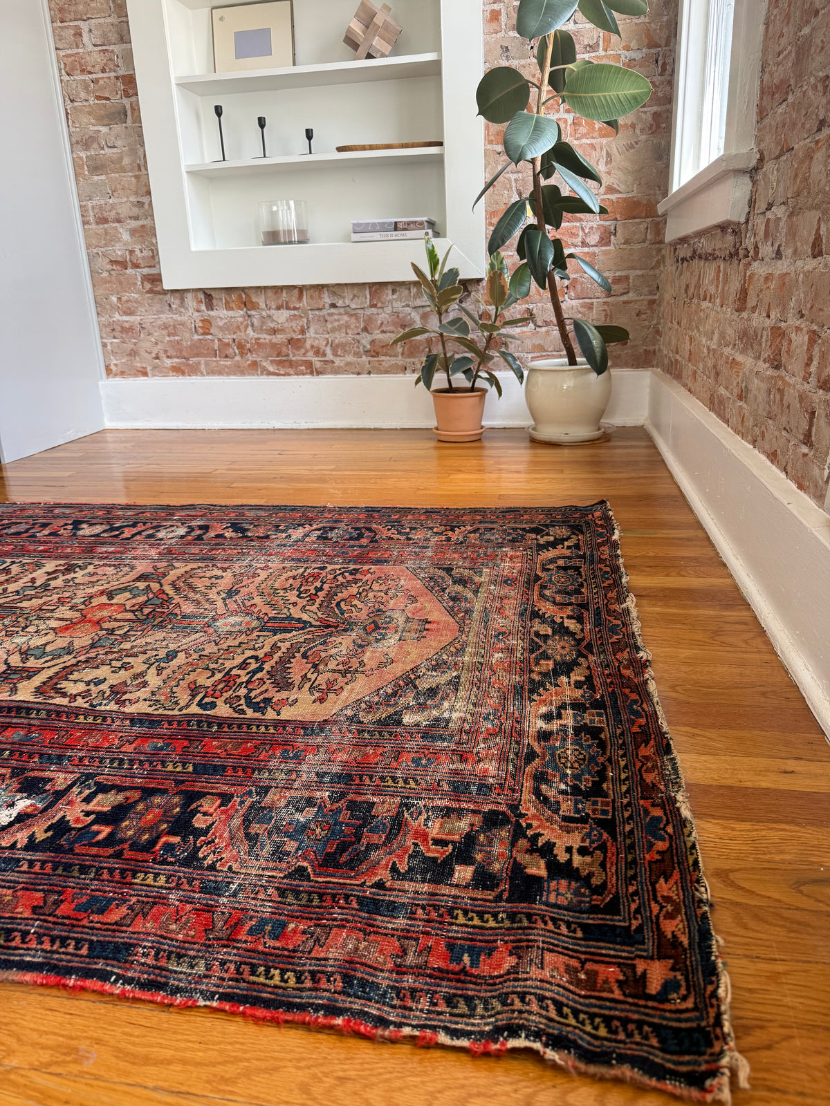1065 | THE FAMILY TREE Antique Persian Malayer Tree of Life Rug | Circa 1890–1910 | 4.7 × 6.1