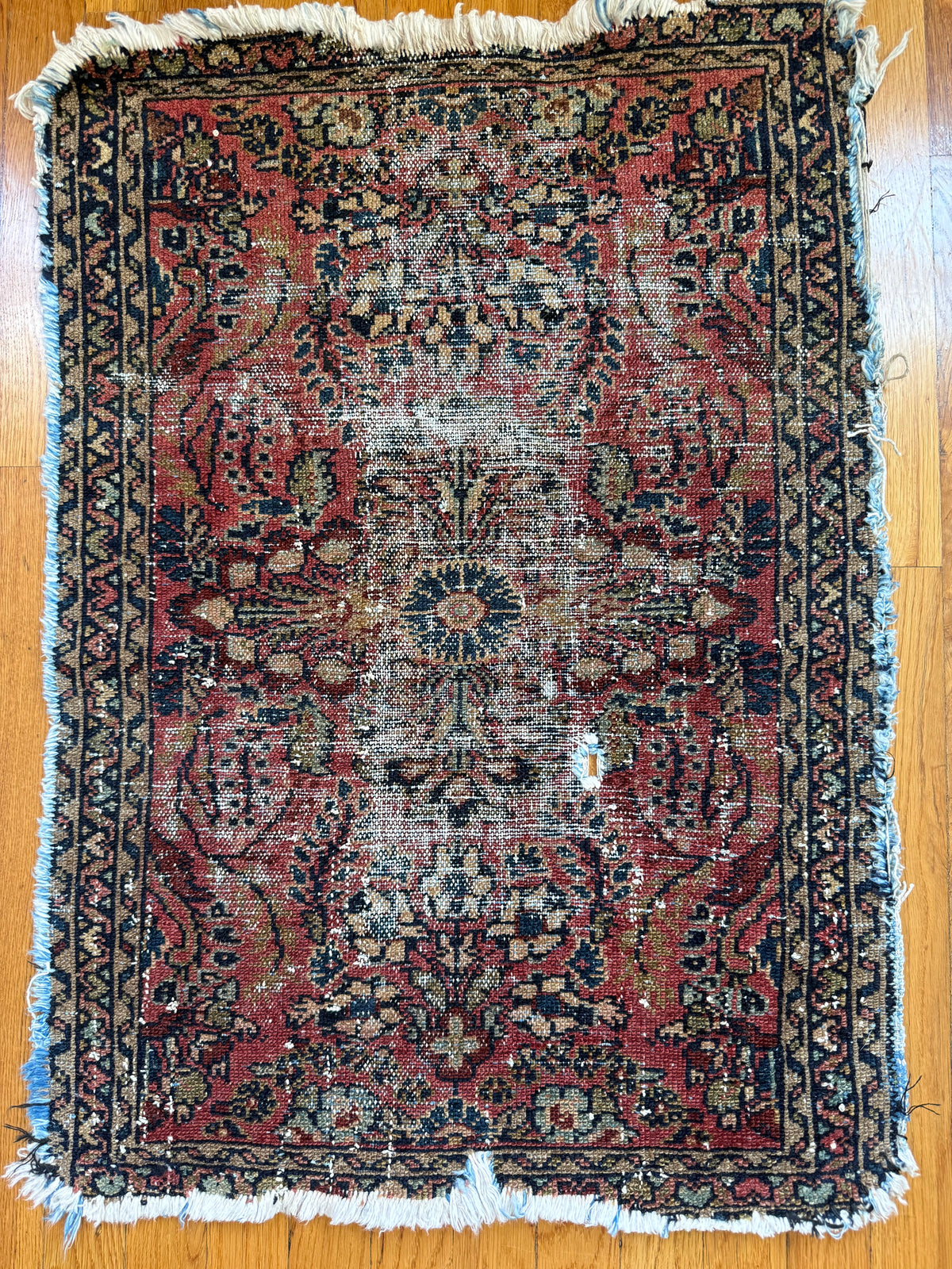 1074 | RELIC Antique Persian Malayer Rug | Circa 1900 | 1.11 × 2.10