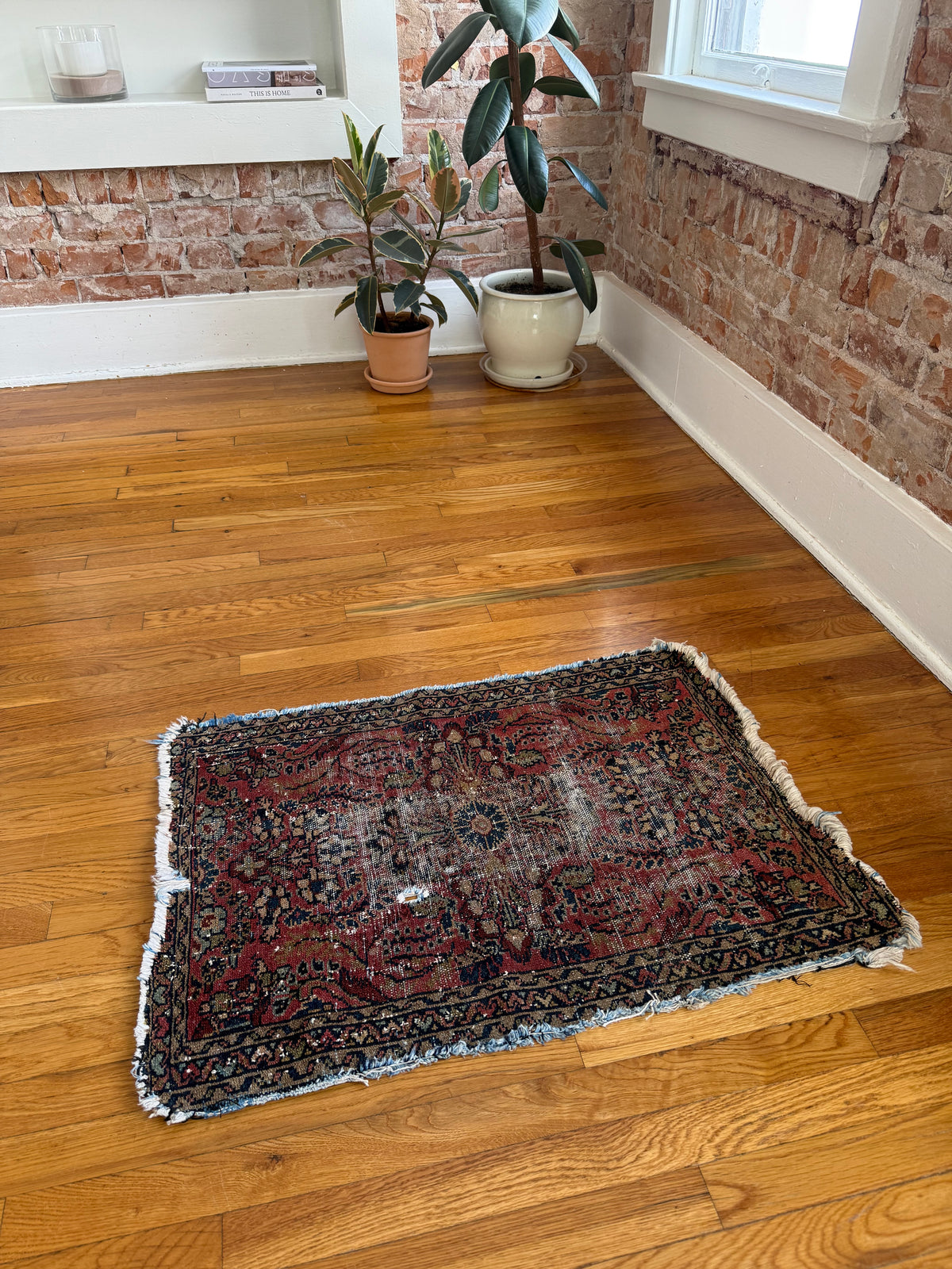 1074 | RELIC Antique Persian Malayer Rug | Circa 1900 | 1.11 × 2.10