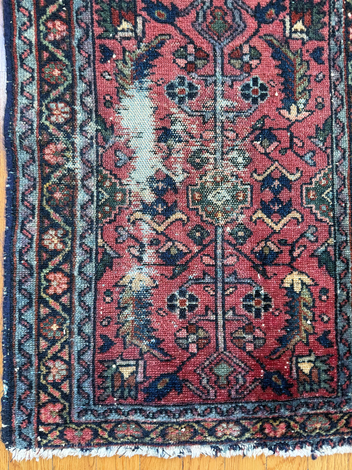 1075 | SECRET GARDEN Antique Persian Malayer Garden Rug | Circa 1900–1920 | 2.4 × 2.10