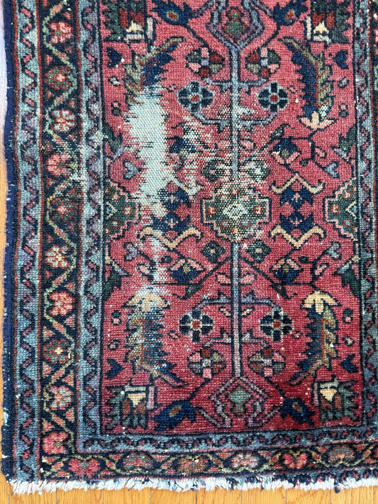 1075 | SECRET GARDEN Antique Persian Malayer Garden Rug | Circa 1900–1920 | 2.4 × 2.10