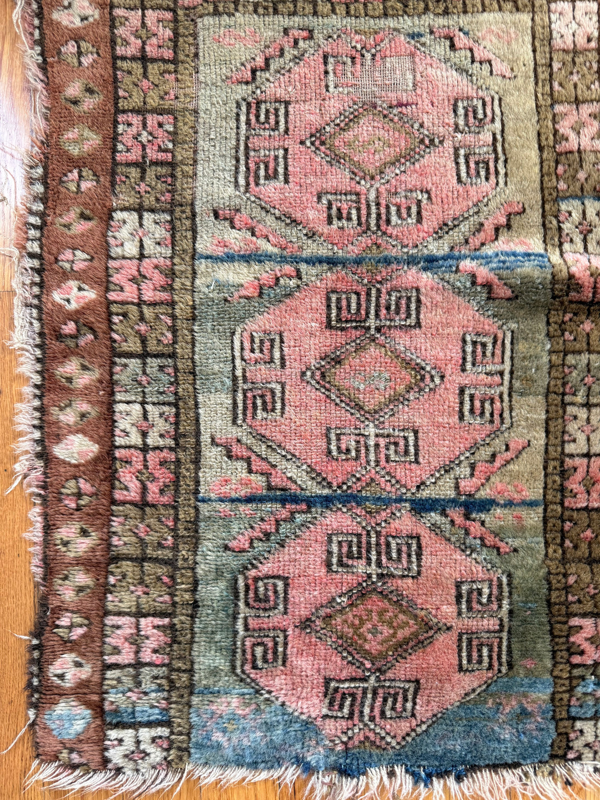 1077 | PISTACHIO Antique Northwest Persian Kurdish Rug | Circa 1900–1920 | 1.7 × 2.0